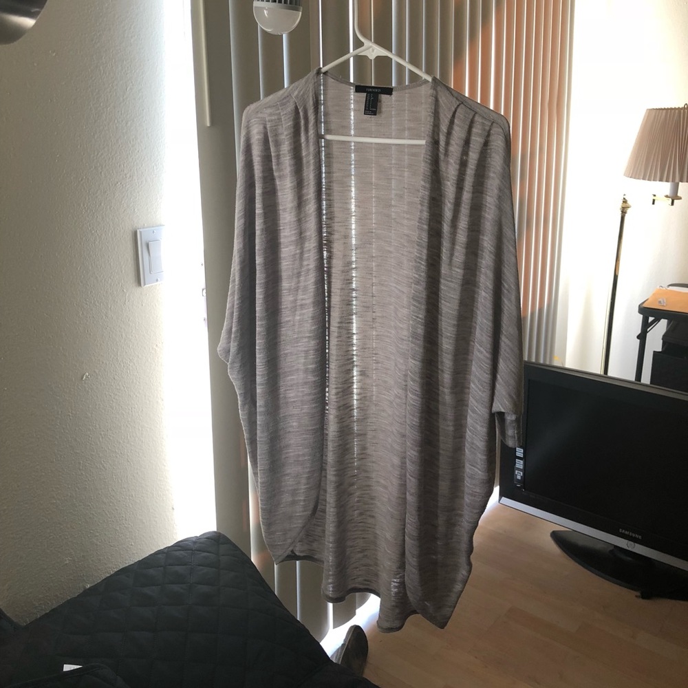 ❌SOLD❌ Heather Grey Long Cardigan Size S